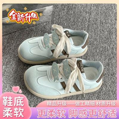 Школьный сезон новая маленькая рыба мода повседневные кеды нишевые универсальные маленькие белые кеды супермягкие