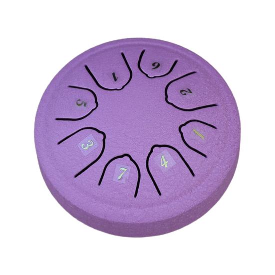 Стальной язычковый барабан 8 нот язычковый барабан Handpan Ethereal Drum Медитационный музыкальный инструмент Садовый барабан для дождя