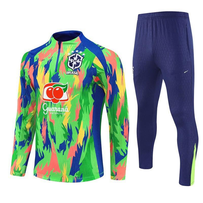 Brazil National Team Training Jersey 2022-2027 Adult Football Sportswear Mens Clothing