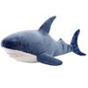 TWDRTDD Shark Plush Fun Blue Fluffy Animal Bedroom Store School Entrance Graduation Christmas Gift Toy, Oversized, Cute, Toy, Whale, Cute, Doll, Gift,