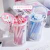 Transparent Mesh Dual Use Large Capacity Student Stationery Pencil Case Pencil Holder