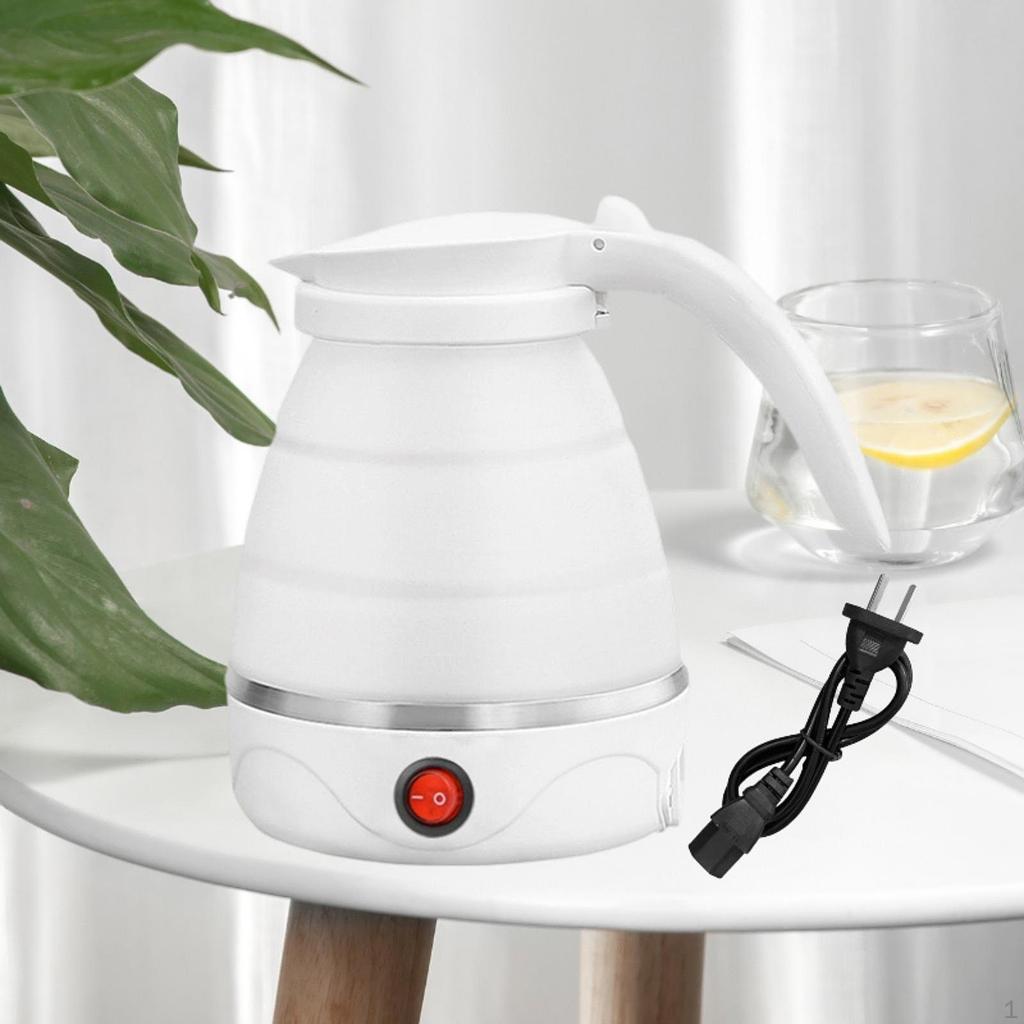 Folding Electric Kettle Foldable 1.2L Silicone Fast Boiling Small Portable Tea Pot