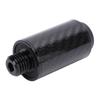 2 Inch Pool Cue Extension Carbon Fibre Billiard Cue Extender with Bumper for Universal Cue Accessories