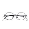 Glasses Blue Light Metal Titanium Flat Mirror Women'S Plain Mirror, Simple Myopia Mirror