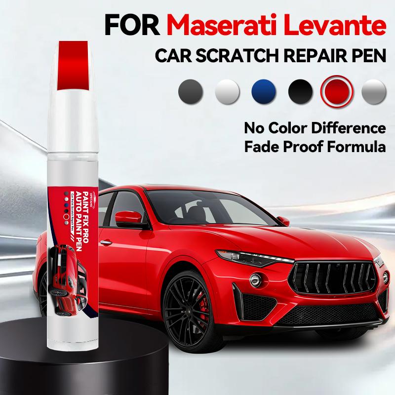 Car Paint Repair Pen For 2016-2025 Maserati Levante Paint Scratch Repair Accessories White 268A Black NMN Blue 406C Gray 571A