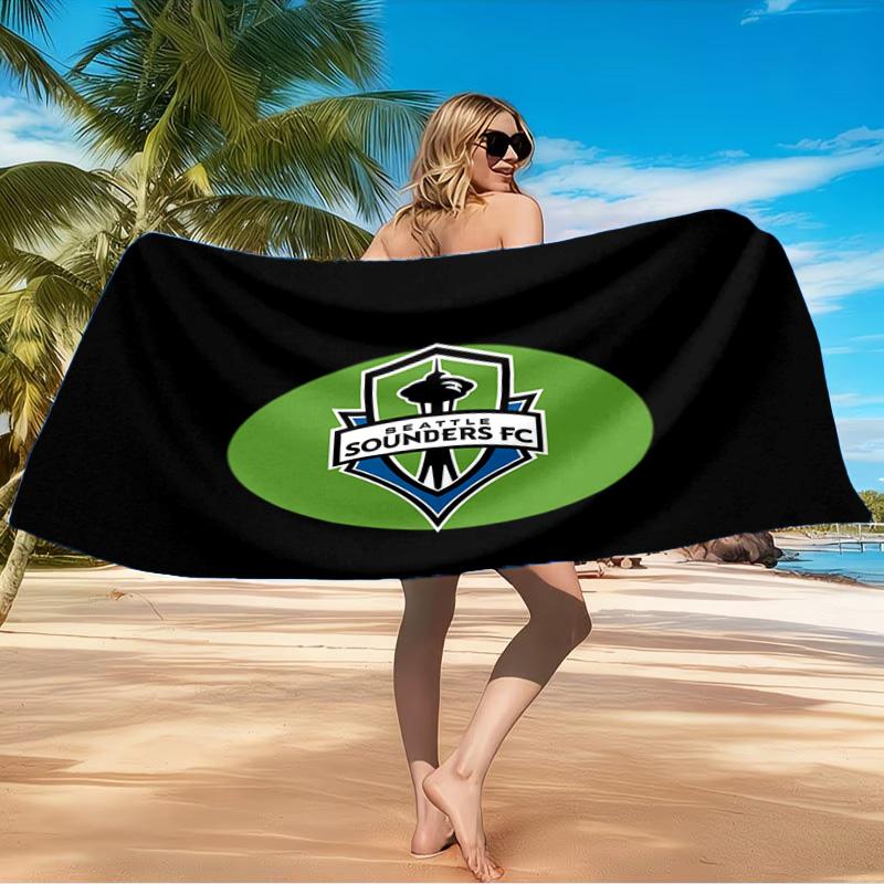 1PC Sc Internacional Crest Beach Towel, Microfiber Beach Towel, Perfect For Pool, Beach, Travel, Home Decor Beach Party Fan gifts