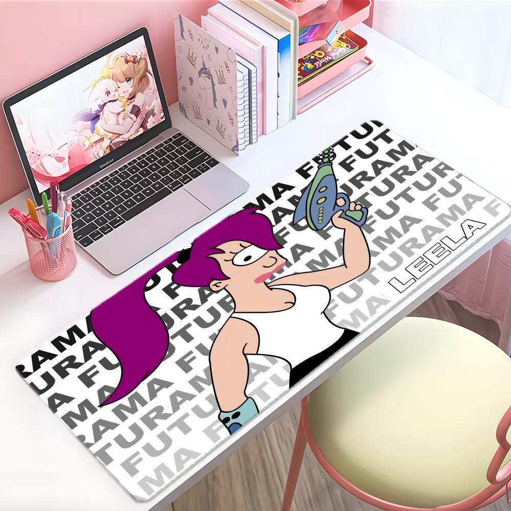 Funny Sci Fi Cartoon Ffuturama Mouse Pad Large Thick Desk Pad Stitched Edges Gaming Mouse Mat For Pc