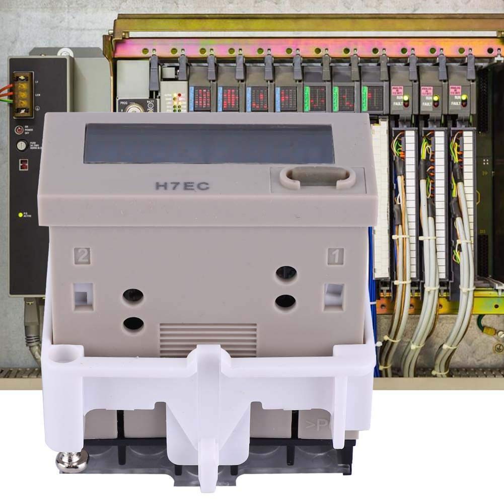 H7EC-N Светодиодный цифровой счетчик, Электронный счетчик, Без напряжения на входе, 8-разрядный ЖК-дисплей, Диапазон счета 0-99999999, С держателем, Цифровой сумматор