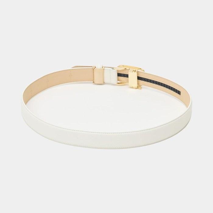 Callaway Belt Serration Belt Stretch Free-Cut Navigation 1030_White FR