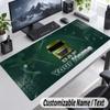 Custom Name Text Mouse Pad DAF Personalized Desk Pad For Work And Gaming