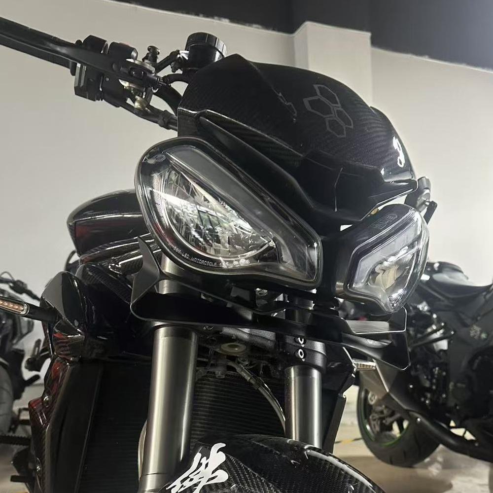 For Triumph Street Triple 765 S/RS 2017-2024 Fixed wing modified motorcycle fixed wing fairing motorcycle accessories