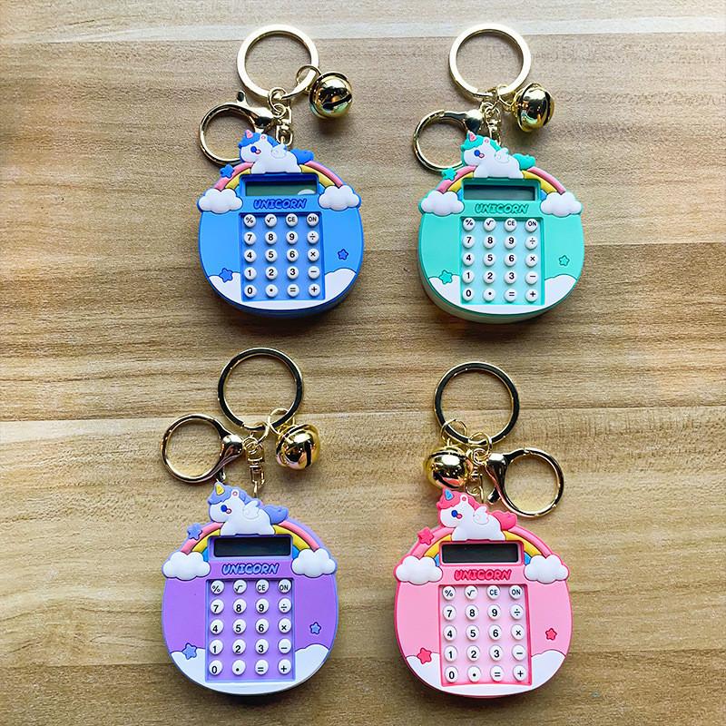 Милый силиконовый брелок с дизайном единорога в синем цвете, идеально подходящий для дней рождений и свадеб