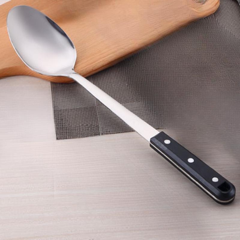 HANYANG Нержавеющая сталь Черный жемчуг Кухонные принадлежности Кухонная ложка Набор лопаток Кухонная утварь Нержавеющая сталь Дырявая ложка Ложка Шпатель