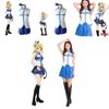 Дышащий костюм для косплея Fairy Tail Люси Хартфилии с идеальными швами для женщин