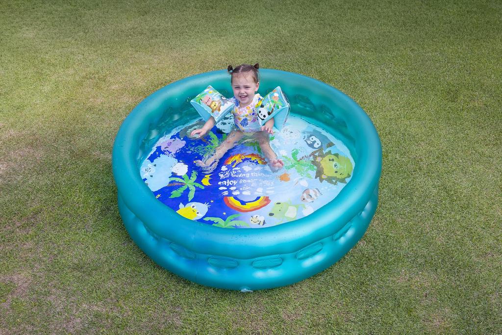 Igarashi Creature Land Pool Inflated 129 x 27 cm PLE-120B size approx.