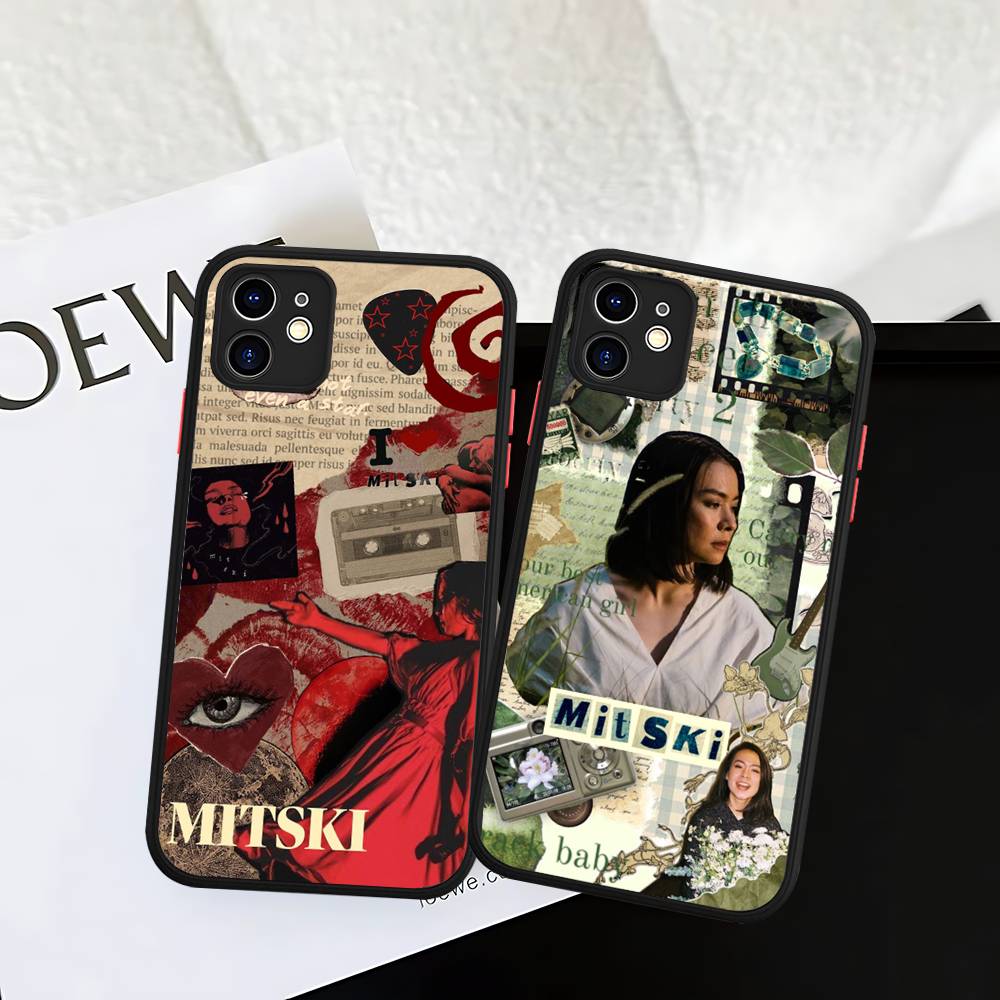 Популярная певица M-Mitski Для IPhone Air 16 15 14 Plus 13 12 11 Pro Max Матовый Чехол Гелевый Ударопрочный Чехол для Телефона