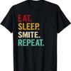 Eat Sleep Smite Repeat Funny RPG Roleplaying Gamers Gift T-Shirt