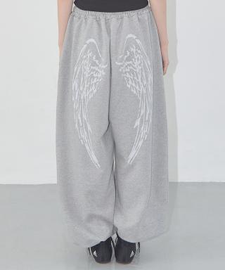 Стильные винтажные спортивные штаны FANCY CLUB Angel (меланж) F25Qd819