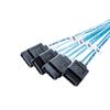 Mini SAS SFF-8087 To 4 SATA Hard Disk Cable Server Data Cable with 12Gbps Transmission Rate