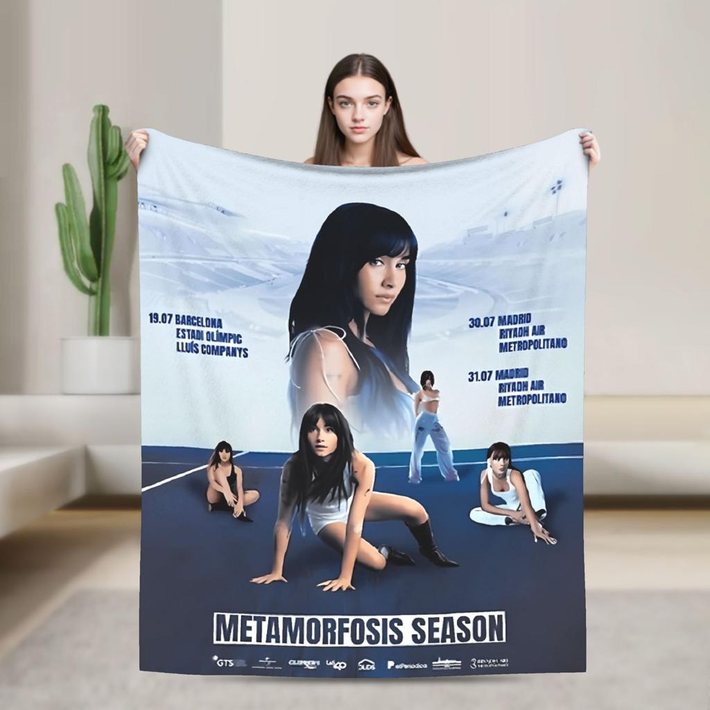 Aitanaed Album Flannel Blanket Winter Warm Throw Blanket for Child Living Room Print Bedspread Sofa Bed Cover