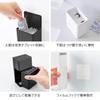 Yamazaki Film Hook Mouthpiece Drying Rack + Film Hook Mouthpiece & Cleaning Tablet Storage Rack Black [2-Piece Set] Tower Floating Storage