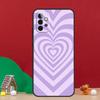 Красочный Круглый Чехол-Сердце Любовь Для Samsung Galaxy A36 A56 A06 A13 A53 A32 A12 A22 A52 A35 A17 A16 A55 A15 A54 A34 A14