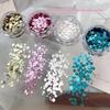 Mini Round Polka Dot Glitter Nail Art Decorations DIY Round Sequined Patchwork Nail Art  Salon Use