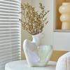 Simple Body Vase Living Room Decoration Ceramic Vase Decoration Maison Flower Pot Decoration Home Artificial Flower Container