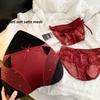 Women's Spring and Autumn Year Net Red 10A Extended Crotch Mid Waist Panties