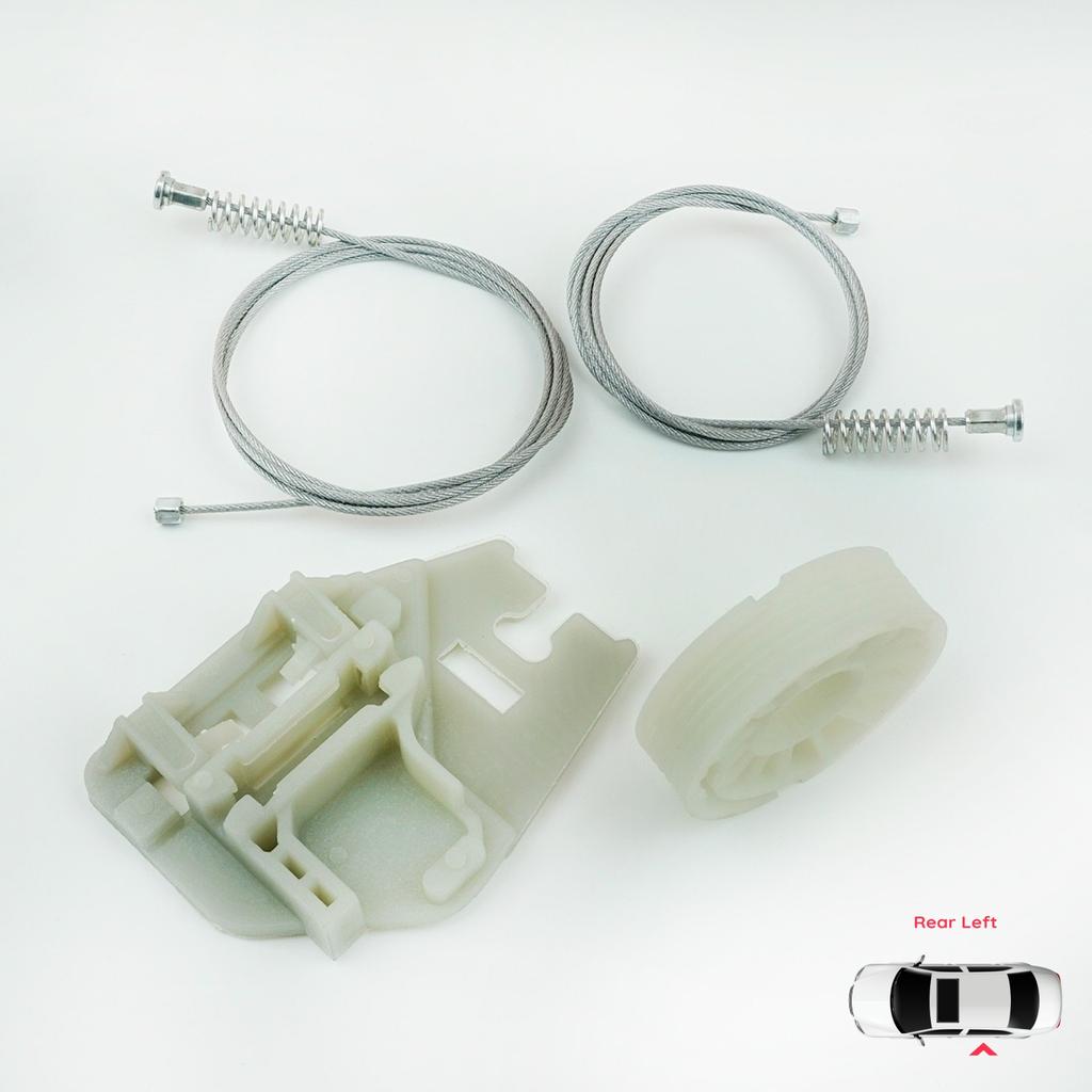 BWR617 Electric Power Window Lifter Regulator Repair Kit Rear Left Door for BMW X5 E53 2000-2006 51357125059