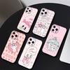 Pink Rabbit E-Esther Bunny Phone Case Black Silicone Soft Shell For IPhone 17 16 15 14 13 12 11 Air Pro Max Plus Hot Sale