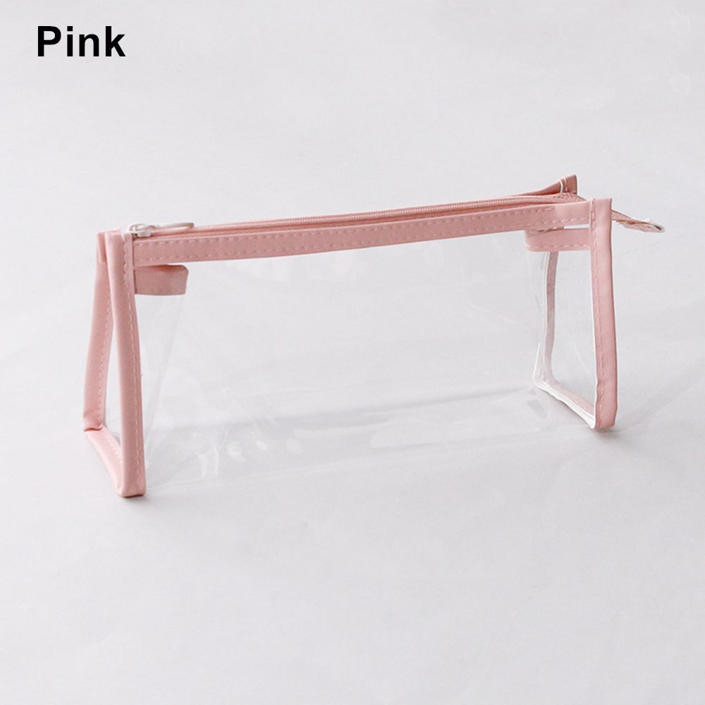 Organizer School Office Supply Zipper Pen Pouch Transparent Pencil Bag Storage Bag Pencil Case