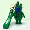 Simple Fidgets Toy Press Saluting Frogs Keychain Stress Relief Hand Toy Backpack Charm Accessories Valentines Day