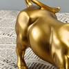Light Luxury Wall Street Bull Statue Feng Shui Stock Market Mascot Sculpture  Children