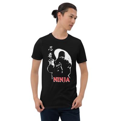 NINJA - Ретро-рубашка 80-х НИНДЗЮЦУ ЕДИНОБОРСТВА ЯПОНИЯ
