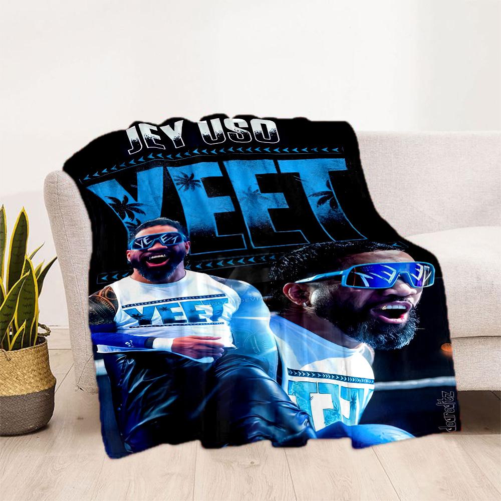 Yeet Jey Uso Blankets are suitable for living rooms,making them an ideal choice for outdoor travel and gifts.