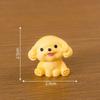 Resin Animal Figurines Cartoon Micro Landscape Ornaments Cute Dog Figurines Miniatures  Garden
