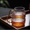 Кружки из высокоборосиликатного стекла с чеканкой