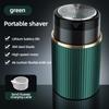 Portable Rechargeable Men's Electric Beard Shaver - Compact Travel Design