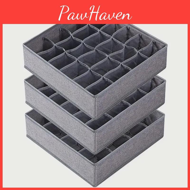Storage Box Underwear Set Nonwoven Bra Sock Organizer 4piece
