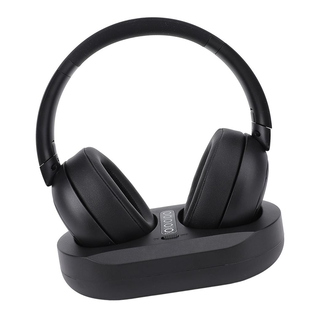 Беспроводные наушники для просмотра ТВ 2,4G Bluetooth 5.3 Беспроводная ТВ-гарнитура с зарядной базой для пожилых людей