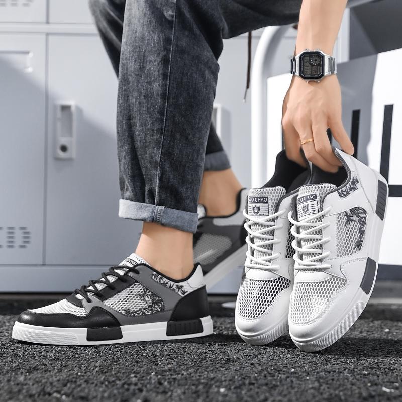 Мужская спортивная обувь, летняя повседневная обувь для скейтбординга, кроссовки для бега больших размеров, обувь для студентов