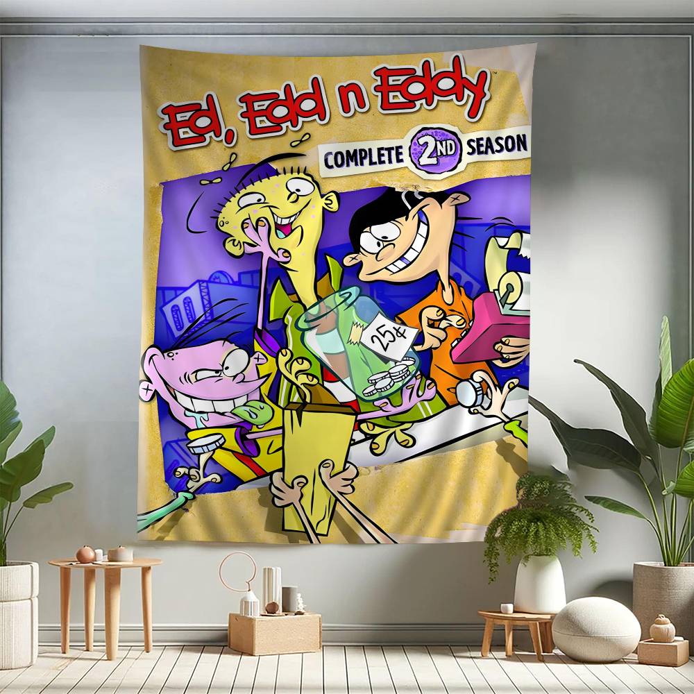 Мультяшный EEd Edd N Eddy Аниме Принт Большой Настенный Гобелен Дешевый Хиппи Настенное Полотно Богемные Настенные Гобелены Мандала Домашний Декор