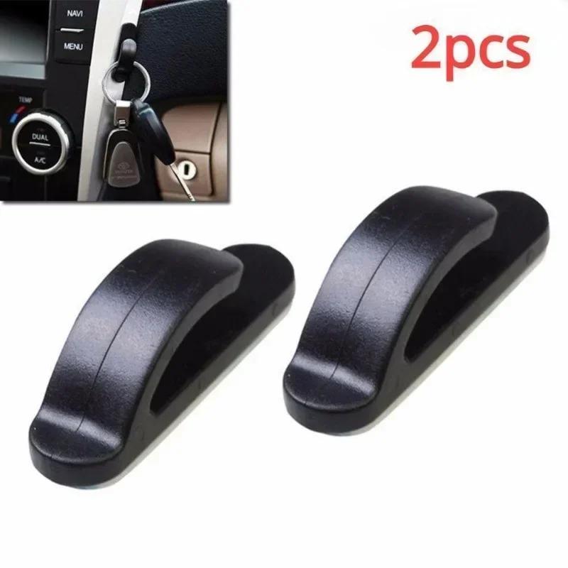 2PCS Convenient Black Auto Car Truck Self Adhesive Hook Hanger Bag Purse Organizer Holder