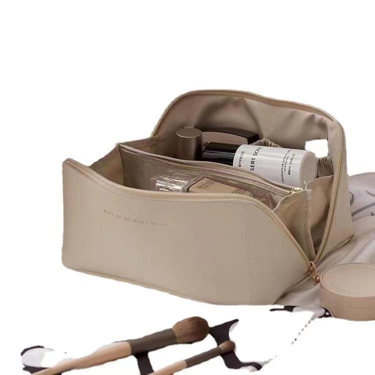 2022 Большая вместительная косметичка из искусственной кожи для женщин