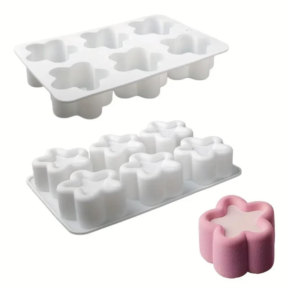 Star Shapes Jelly Mold Versatile Candles Mold DIY Candles Mousse Silicone Mold Valentine's Day