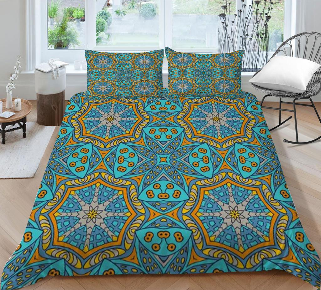 Boho Duvet Cover Design Bedding Cover Set Boho Bedding Man Woman Single Double Size Quilt Cover Set Pillowcase