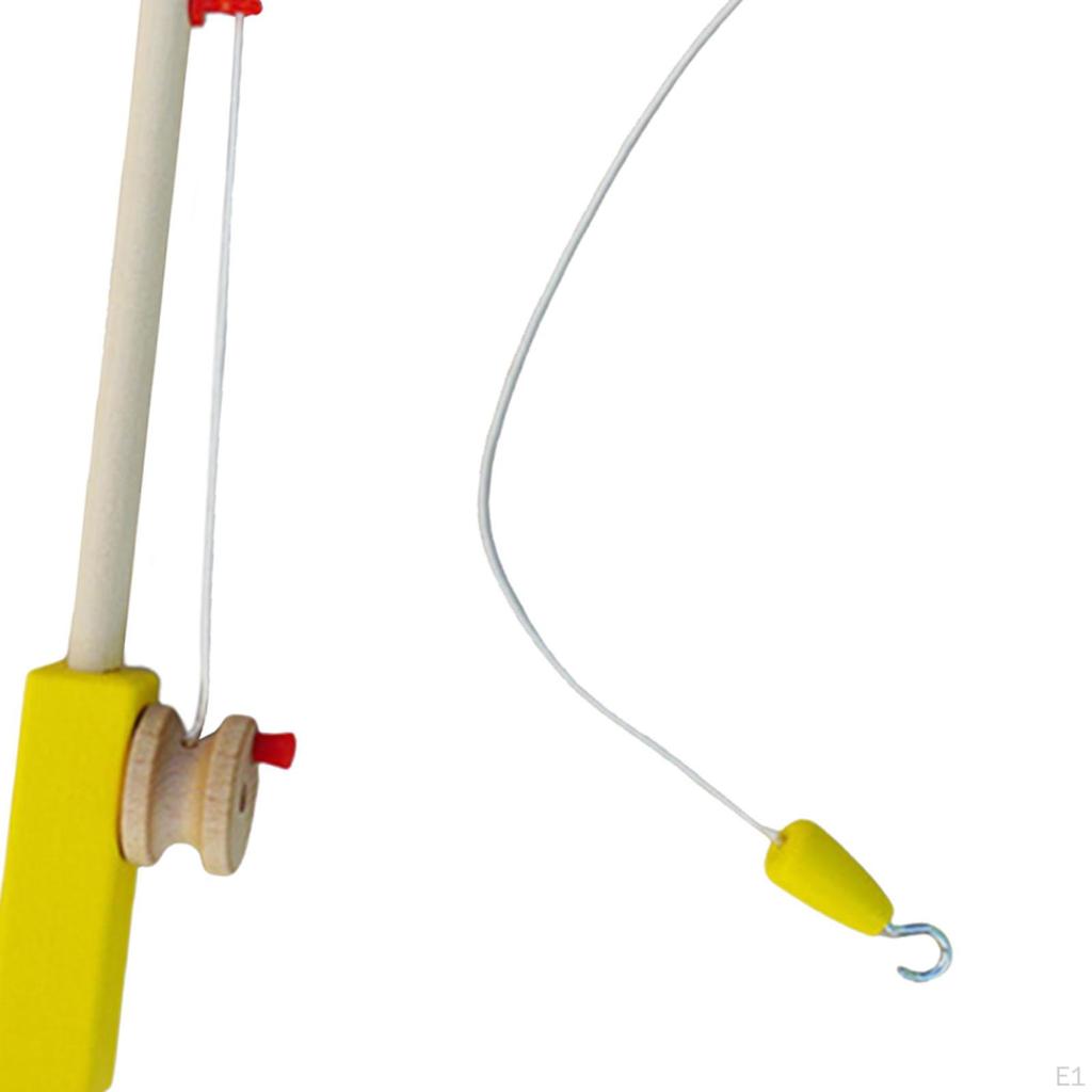 Деревянные удочки для рыбалки, забавная игра, подарок, мелкая моторика, координация, детский сад, игрушки для путешествий, дети