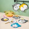 Heat Insulation Pad, Table Mat, PVC Cup Mat, Silicone Heat-resistant Pot Mat, Cartoon Cute Soft Rubber Children's Mat, Can Be Hung