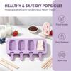 Летняя форма для мороженого DIY на 3/4/8 ячеек, силиконовая форма для эскимо, сыра, многоразовые кухонные бытовые аксессуары